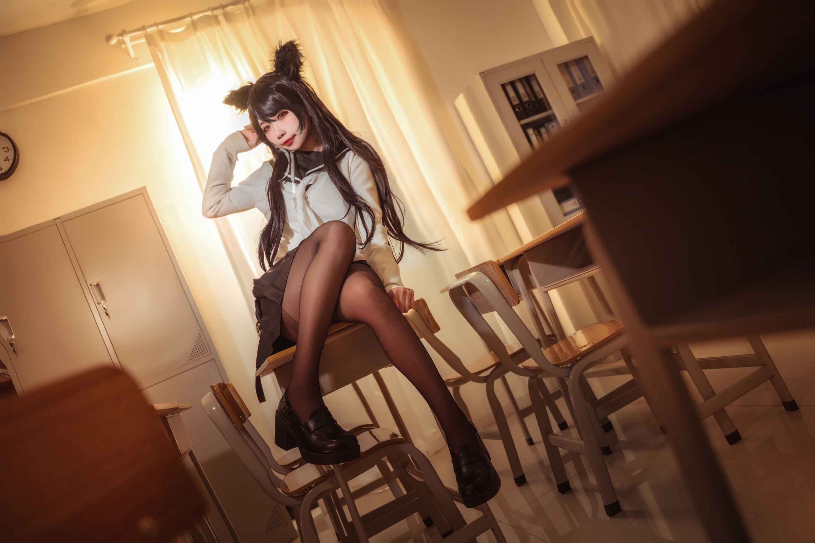 图片[1]-贞子蜜桃 – NO.013 碧蓝航线 爱宕高雄制服 [35P]-XikXak